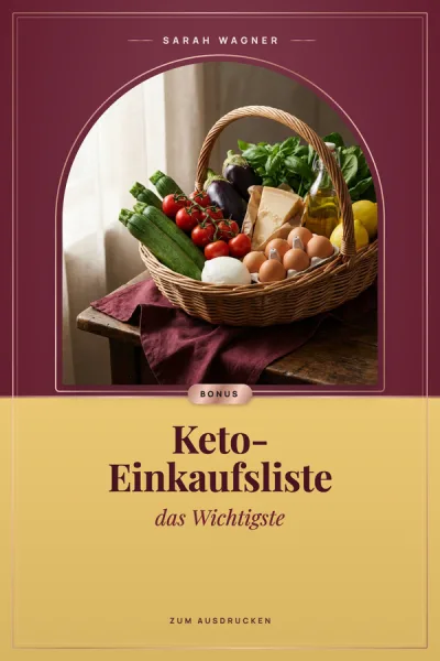 Bonus 2: Keto-Einkaufsliste